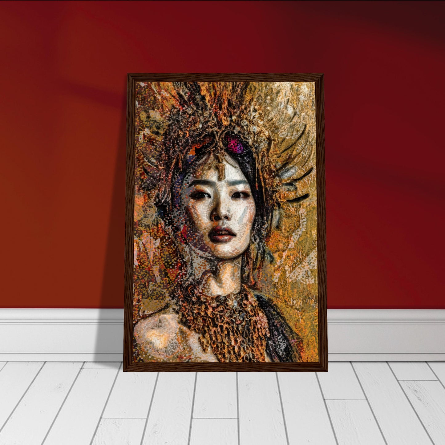 Jade, Museum-Quality Matte Paper Wooden Framed Poster