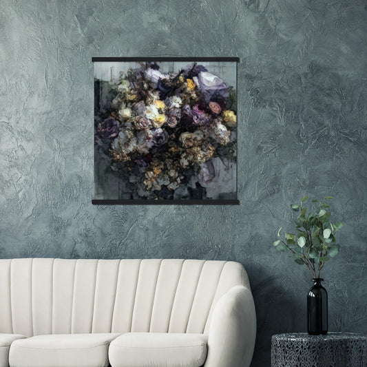 Flowers study 2, Museum-Quality Matte Paper Poster with Hanger