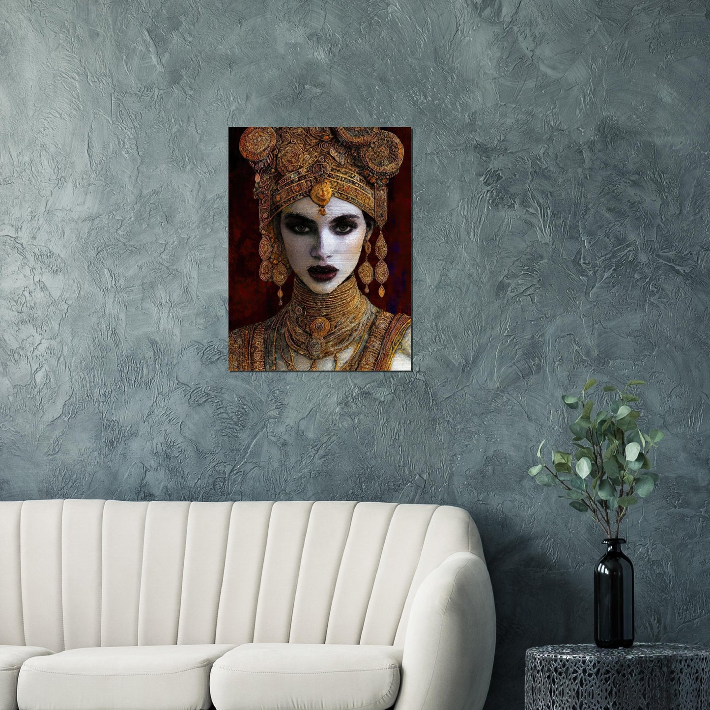 Yaba, Brushed Aluminum Print