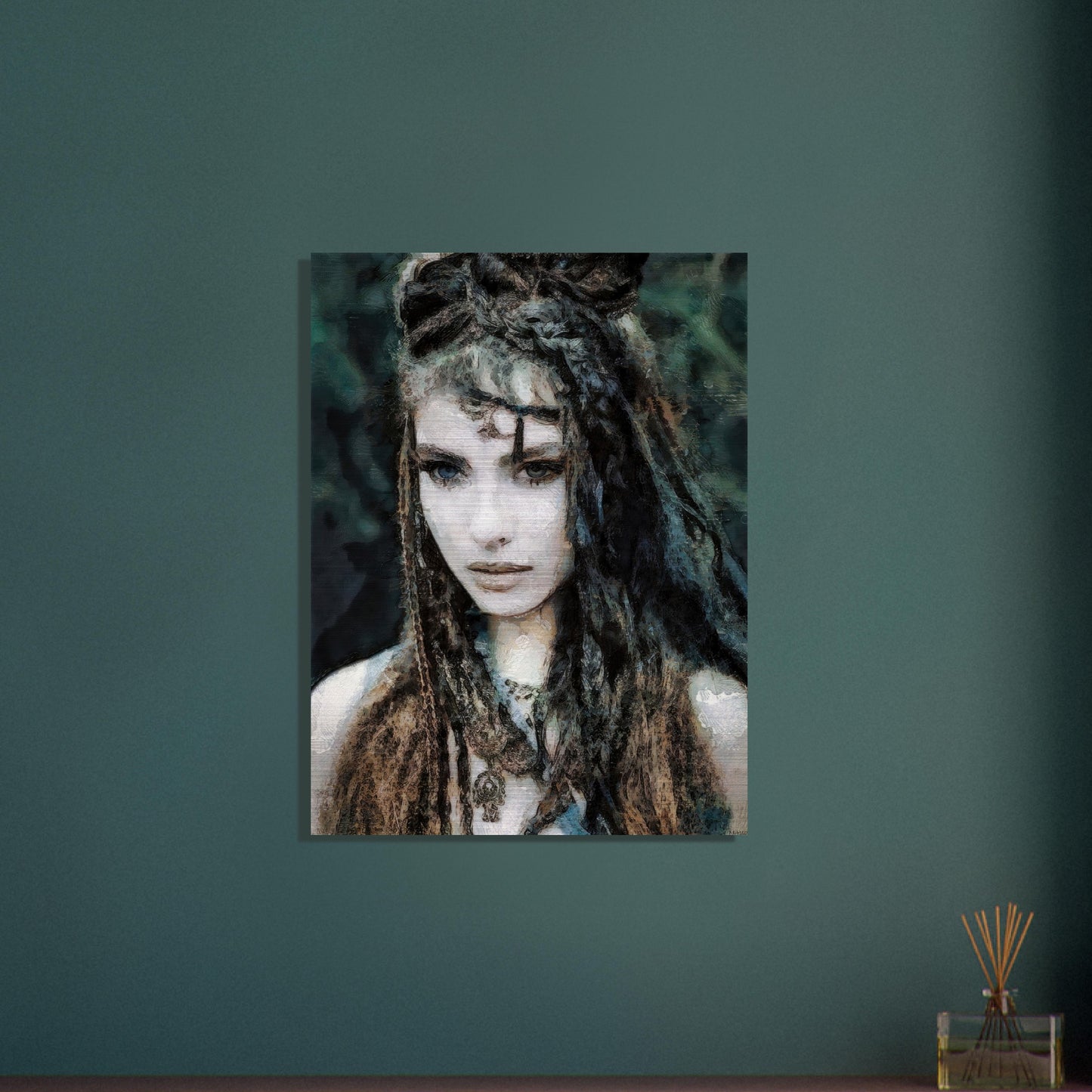 Miranda, Brushed Aluminum Print