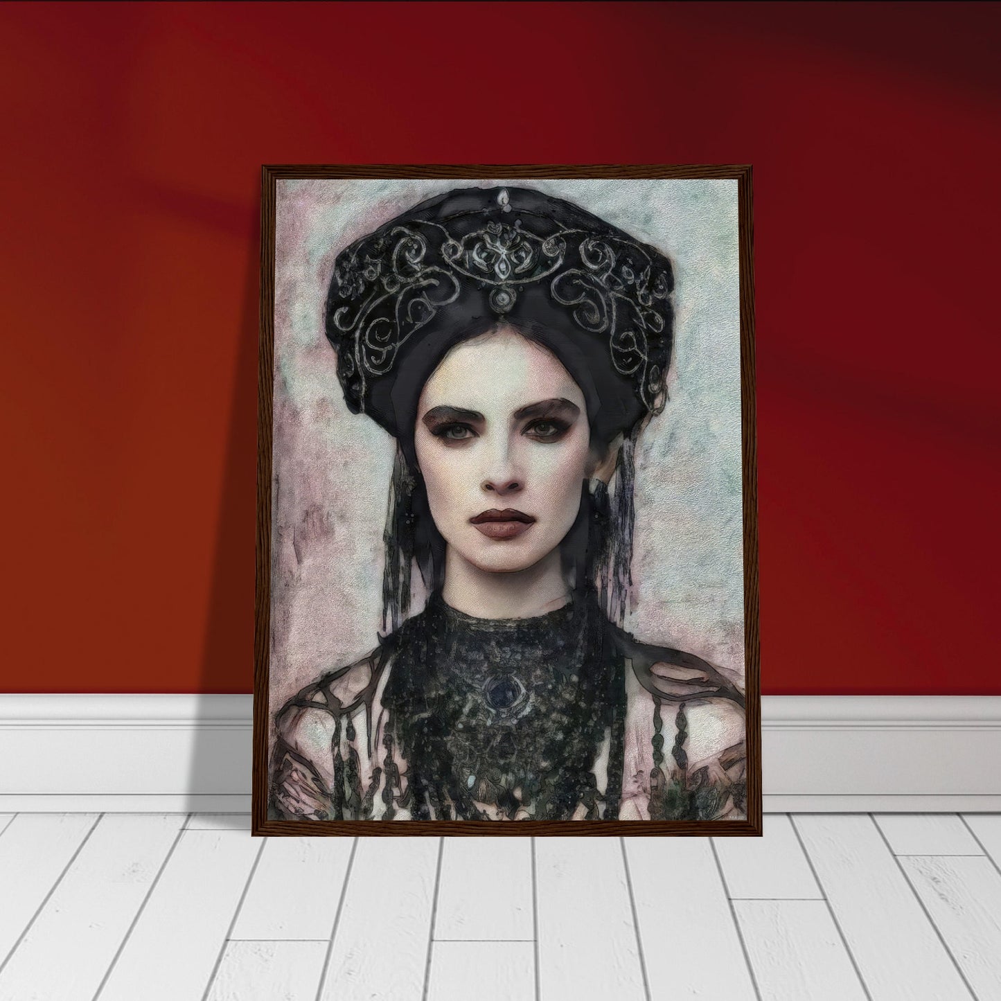 Sarah, Museum-Quality Matte Paper Wooden Framed Poster