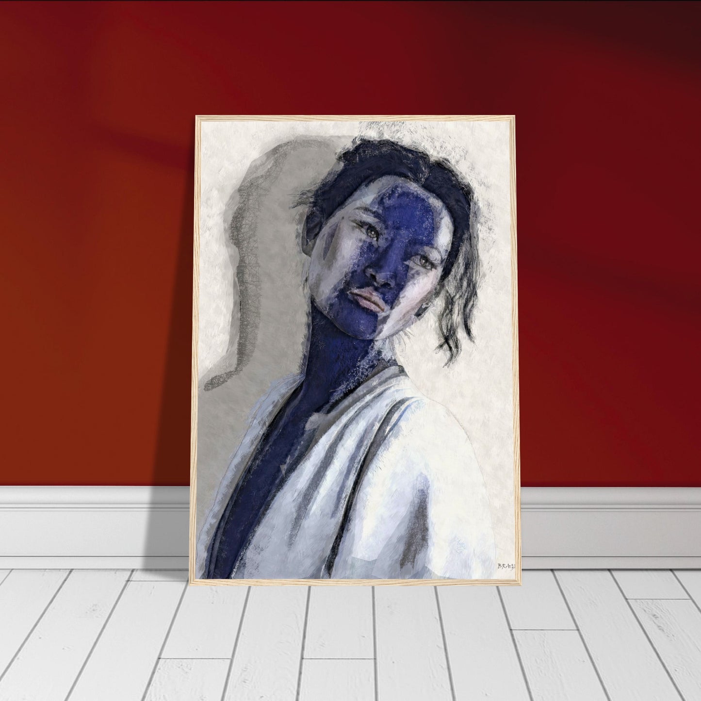 Kiyo, Museum-Quality Matte Paper Wooden Framed Poster