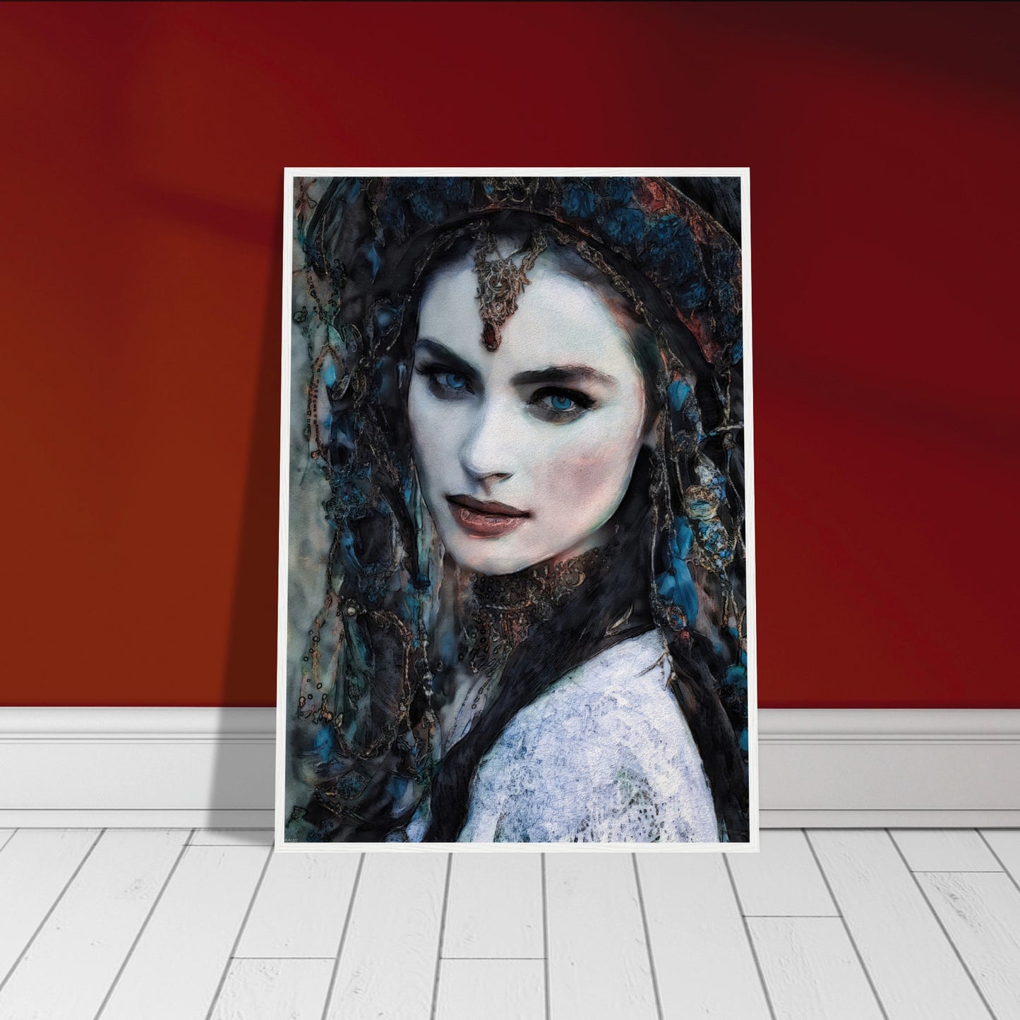 Melek, Museum-Quality Matte Paper Wooden Framed Poster