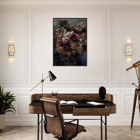 Flowers study 23, Museum-Quality Matte Paper Metal Framed Poster