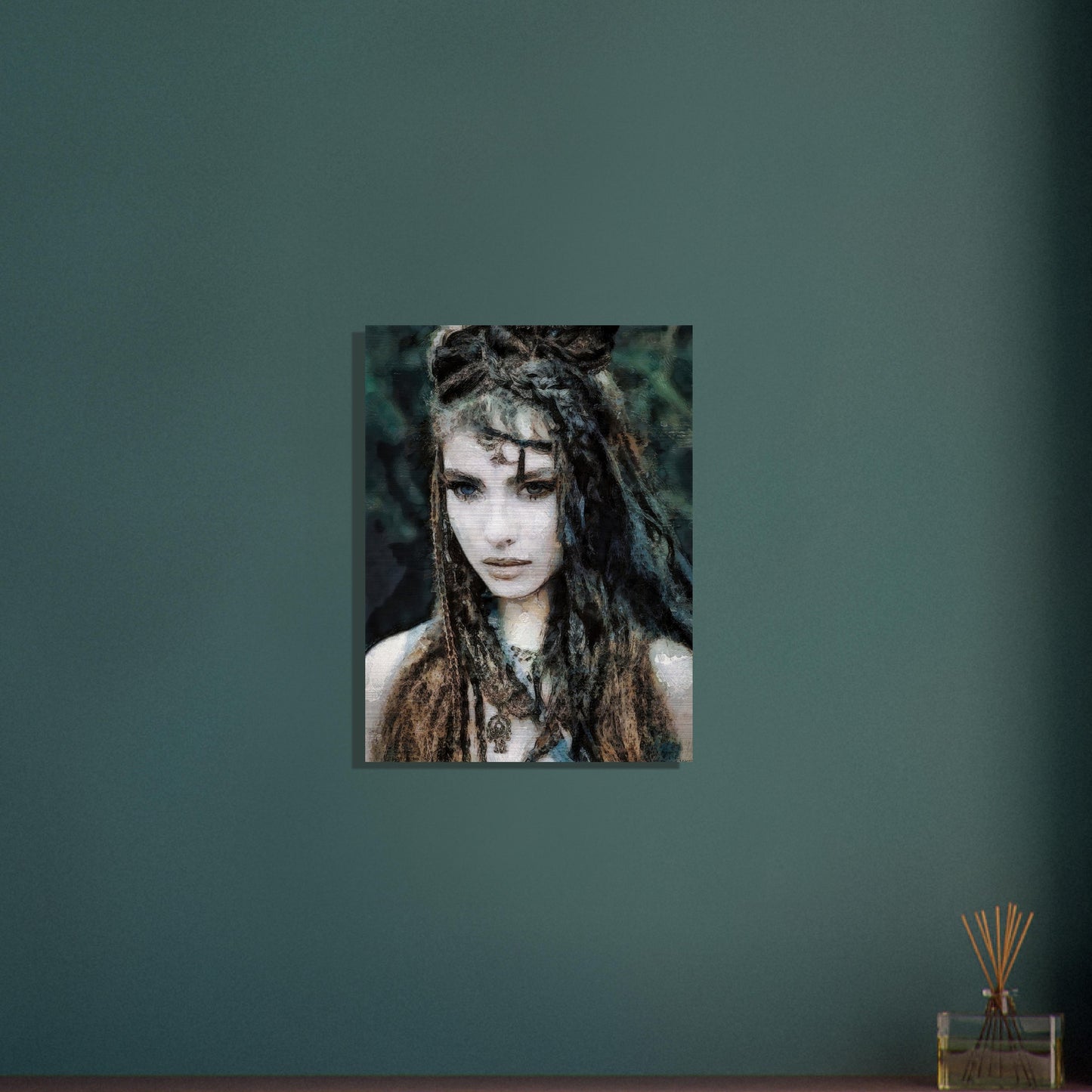 Miranda, Brushed Aluminum Print