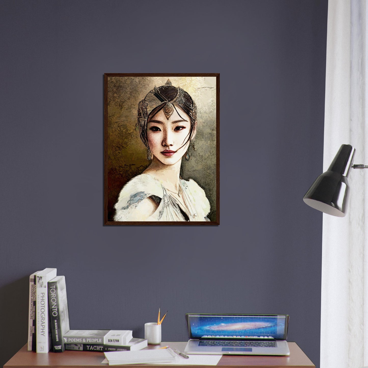 Yuan, Museum-Quality Matte Paper Wooden Framed Poster