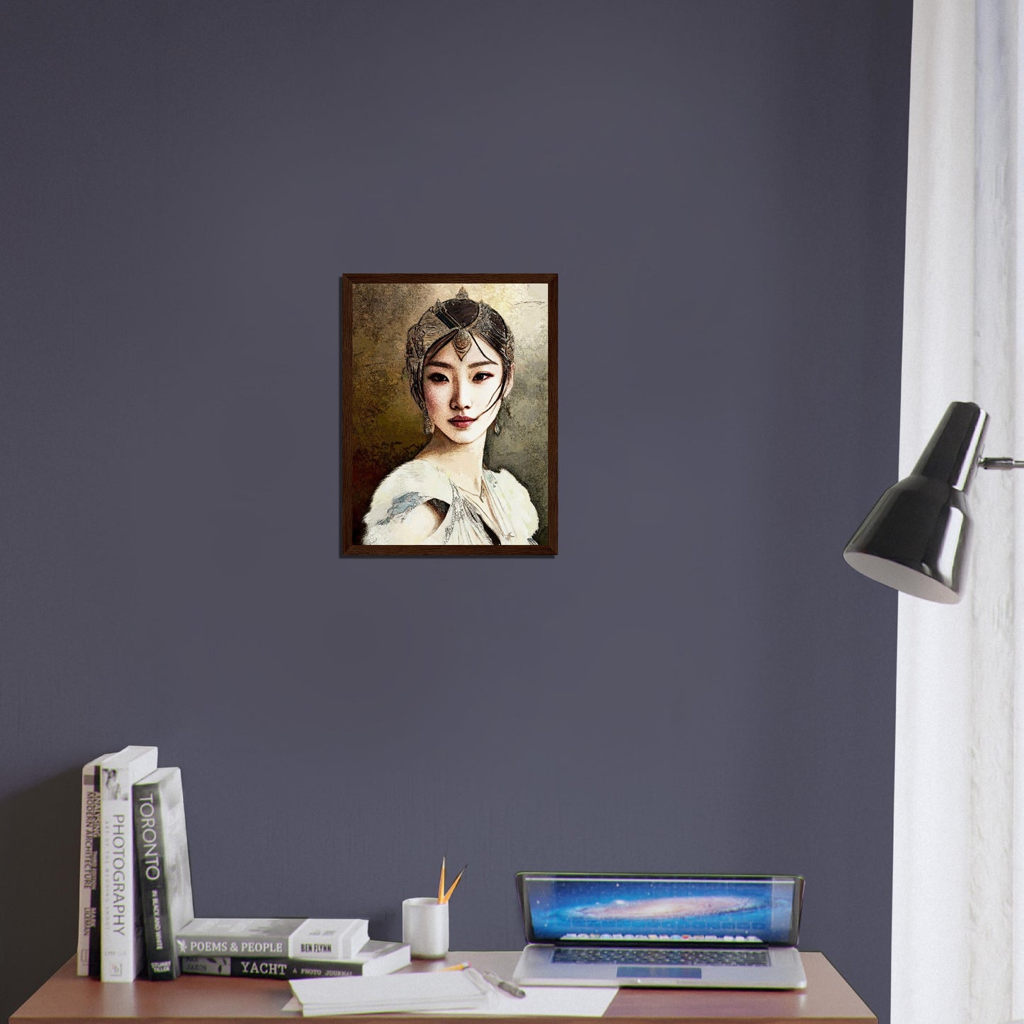 Yuan, Museum-Quality Matte Paper Wooden Framed Poster