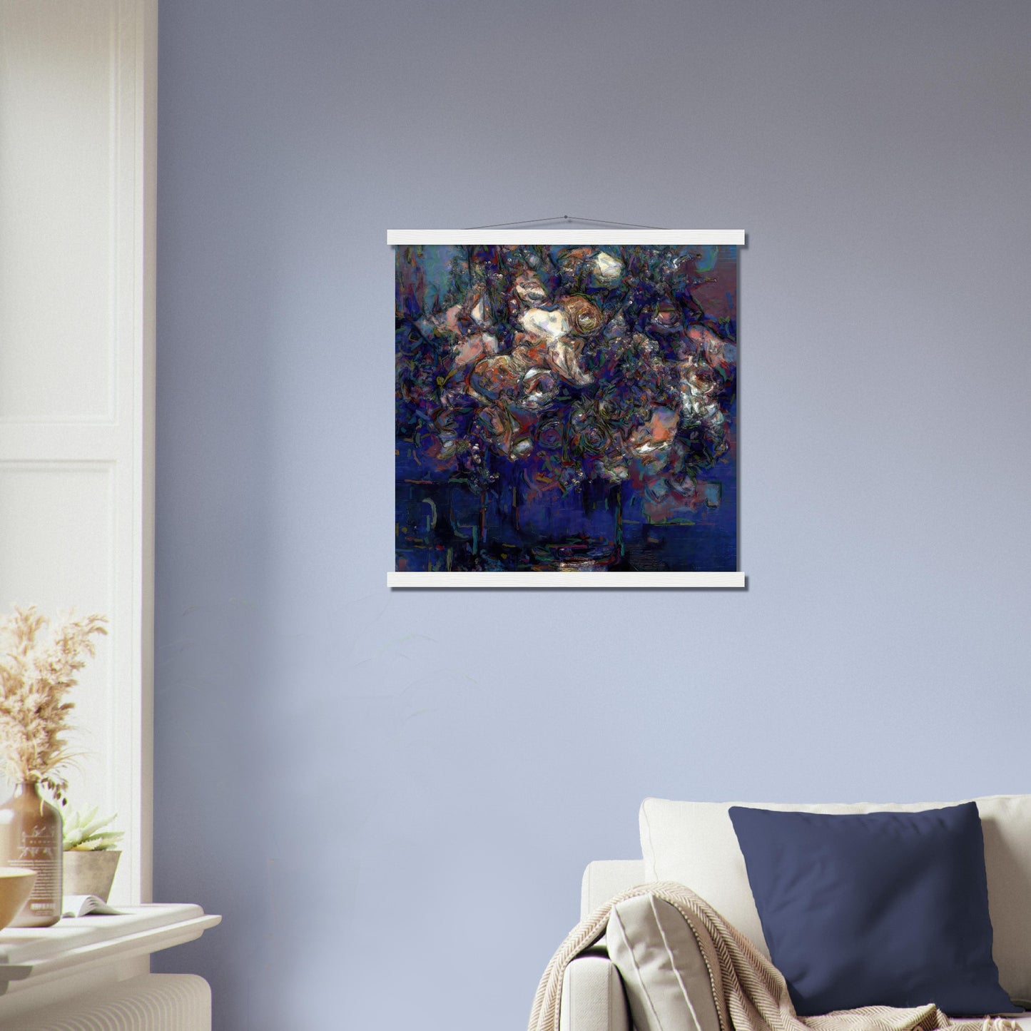 Flowers study 6, Museum-Quality Matte Paper Poster with Hanger