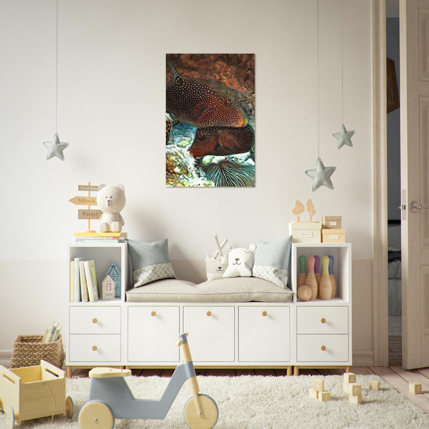 Papuan toby, Foam Portrait