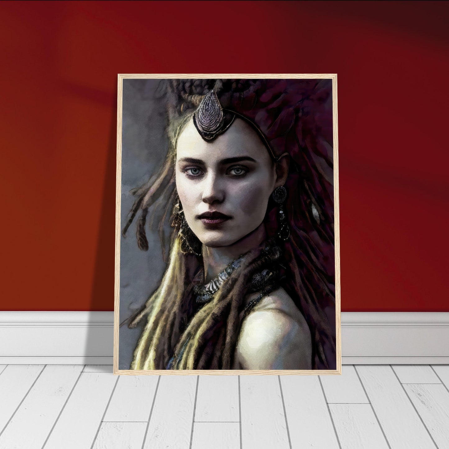 Inger, Museum-Quality Matte Paper Wooden Framed Poster