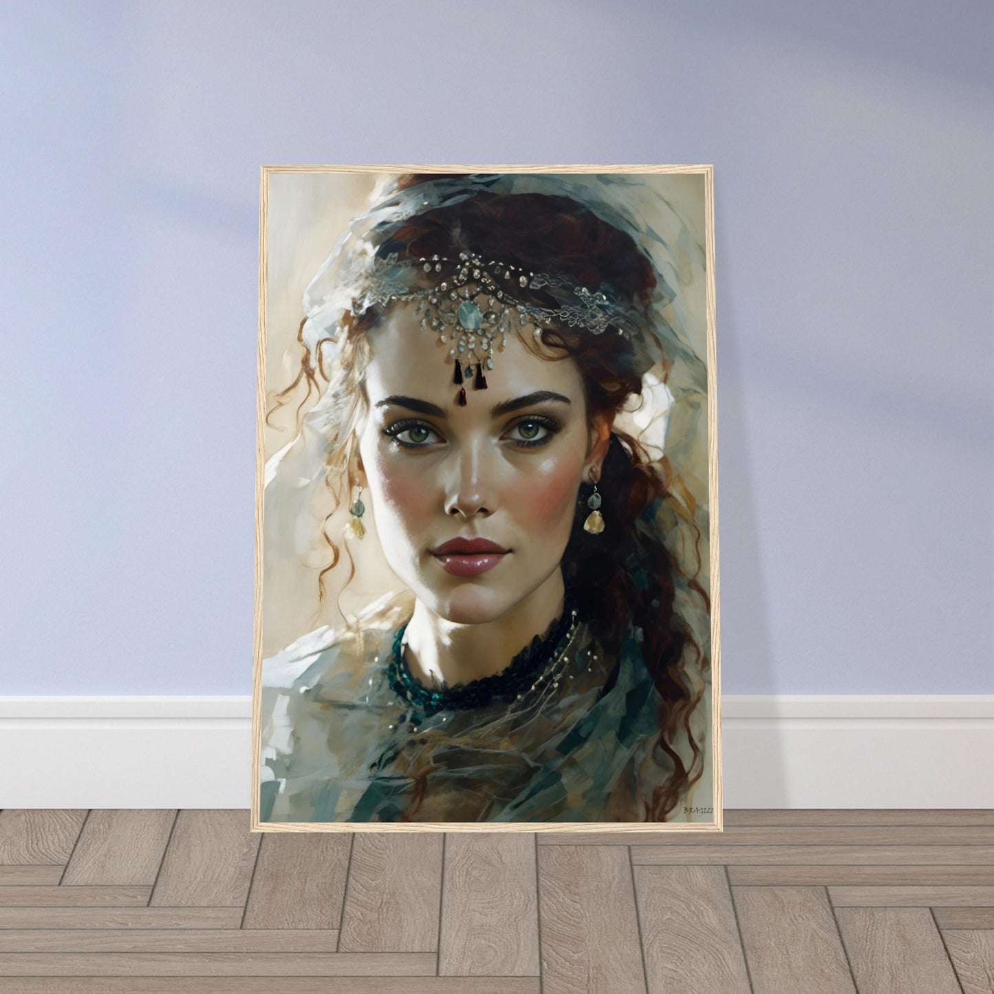 Linda, Museum-Quality Matte Paper Wooden Framed Poster