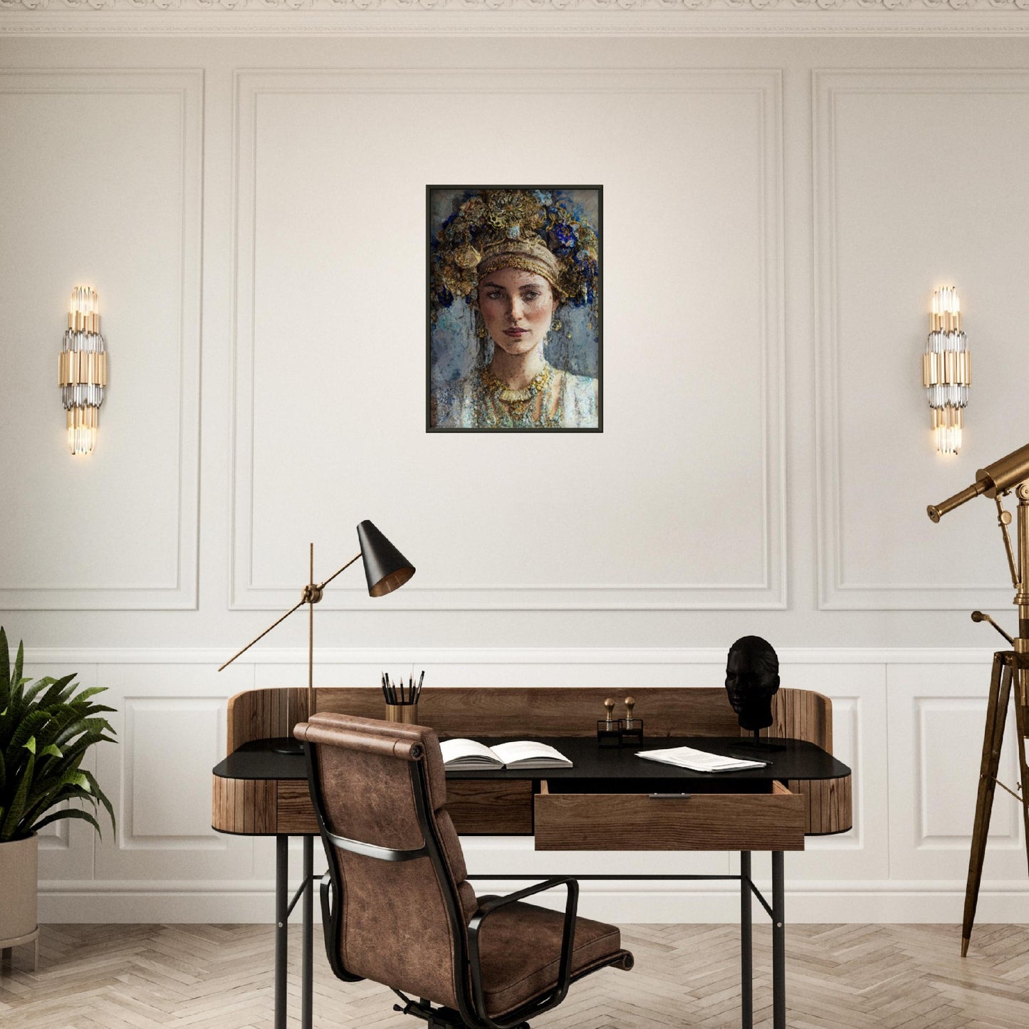 Abigail, Museum-Quality Matte Paper Metal Framed Poster