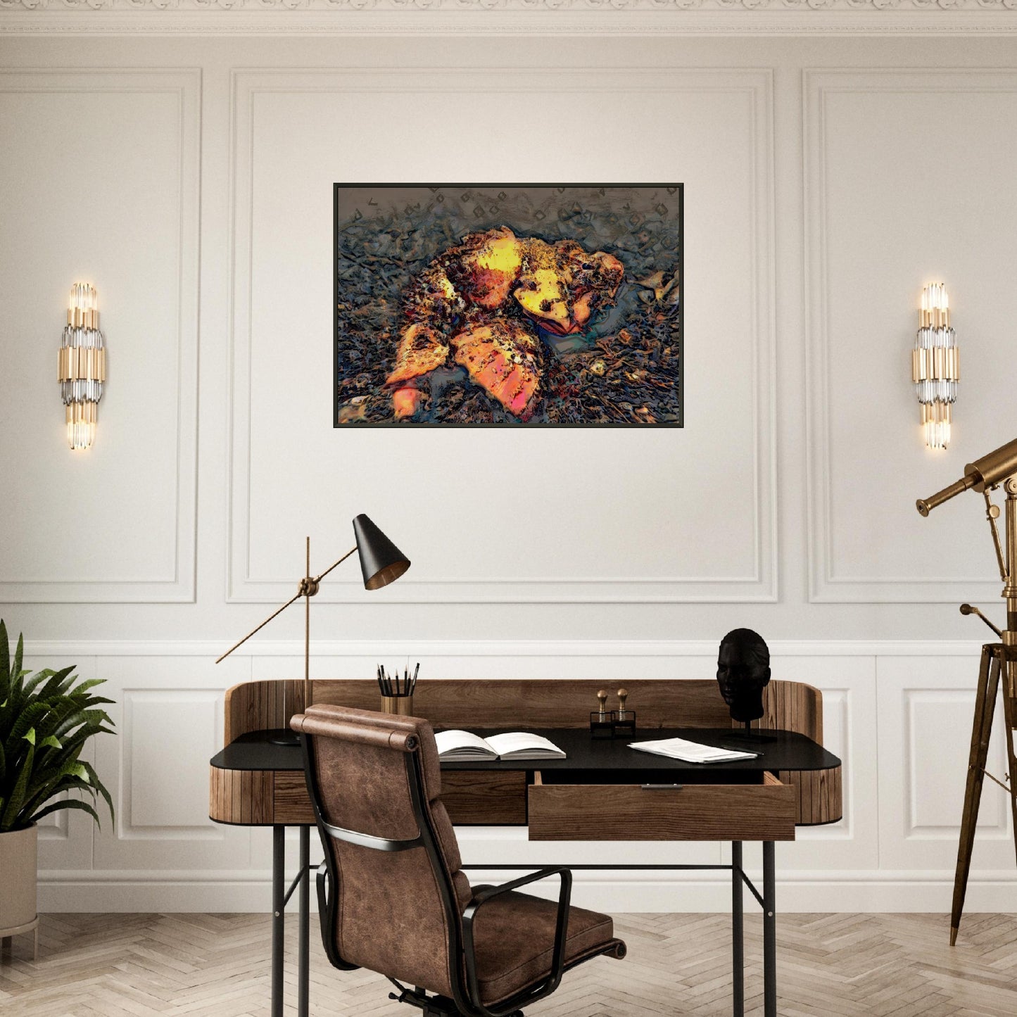 Stone, Museum-Quality Matte Paper Metal Framed Poster