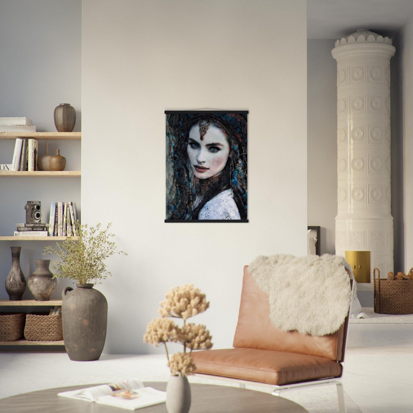 Melek, Museum-Quality Matte Paper Poster with Hanger