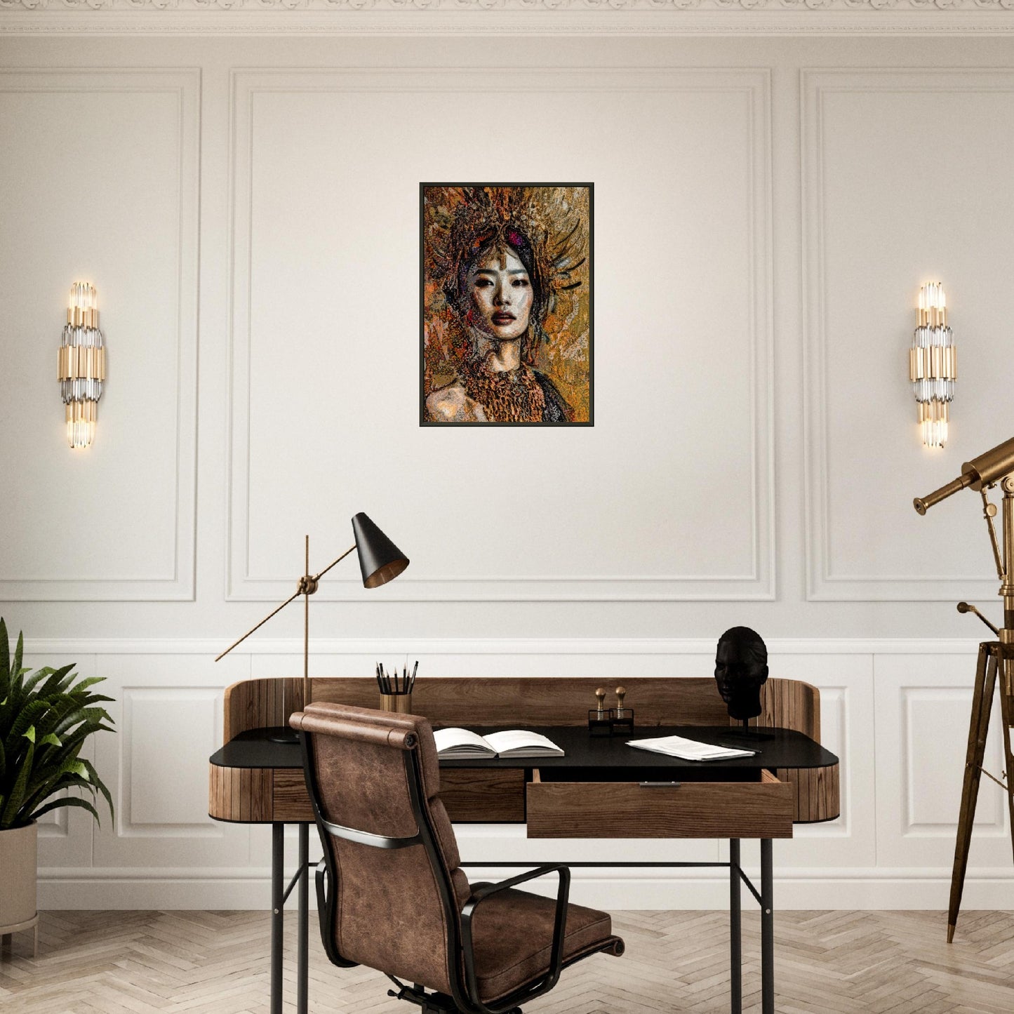 Jade, Museum-Quality Matte Paper Metal Framed Poster