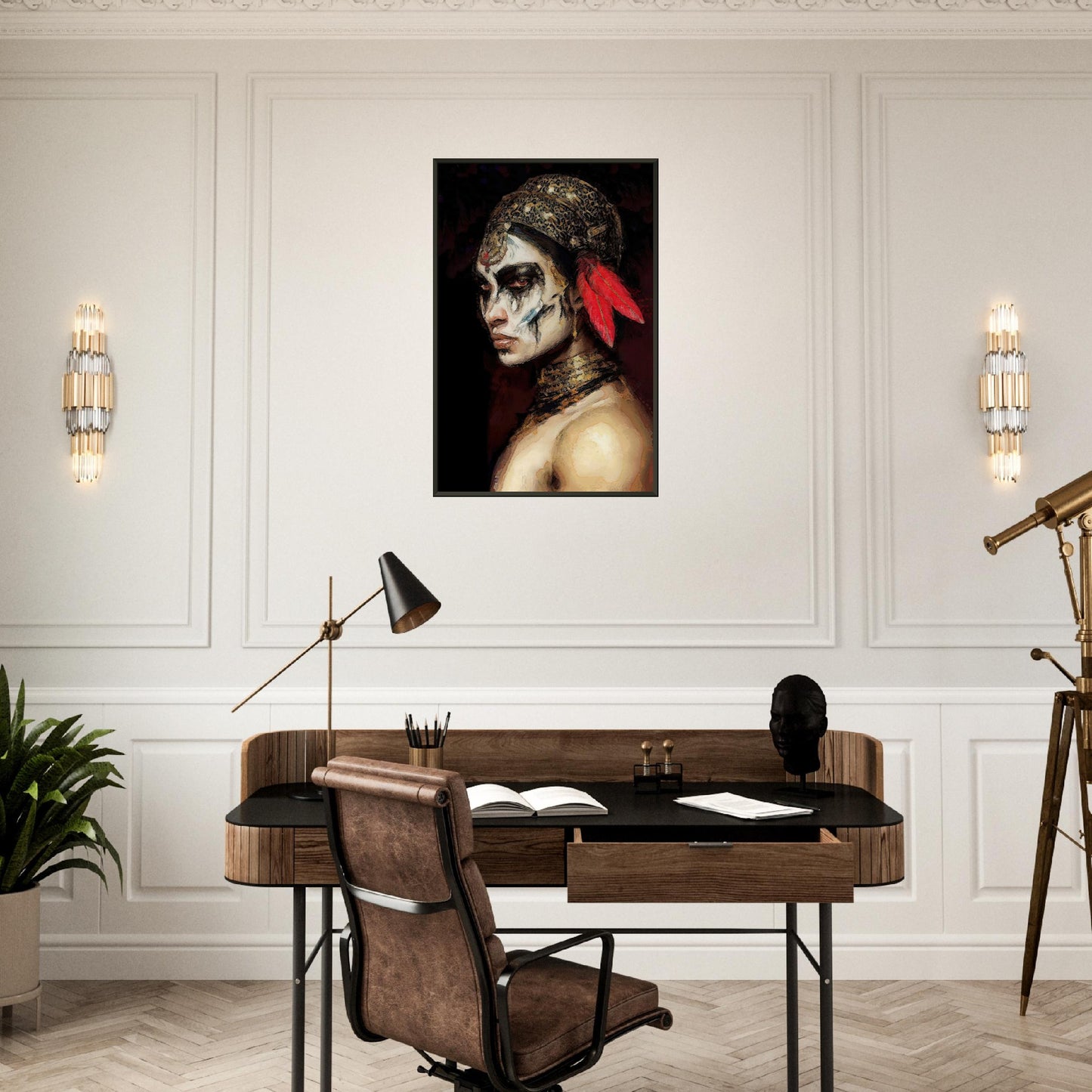 Nur, Museum-Quality Matte Paper Metal Framed Poster