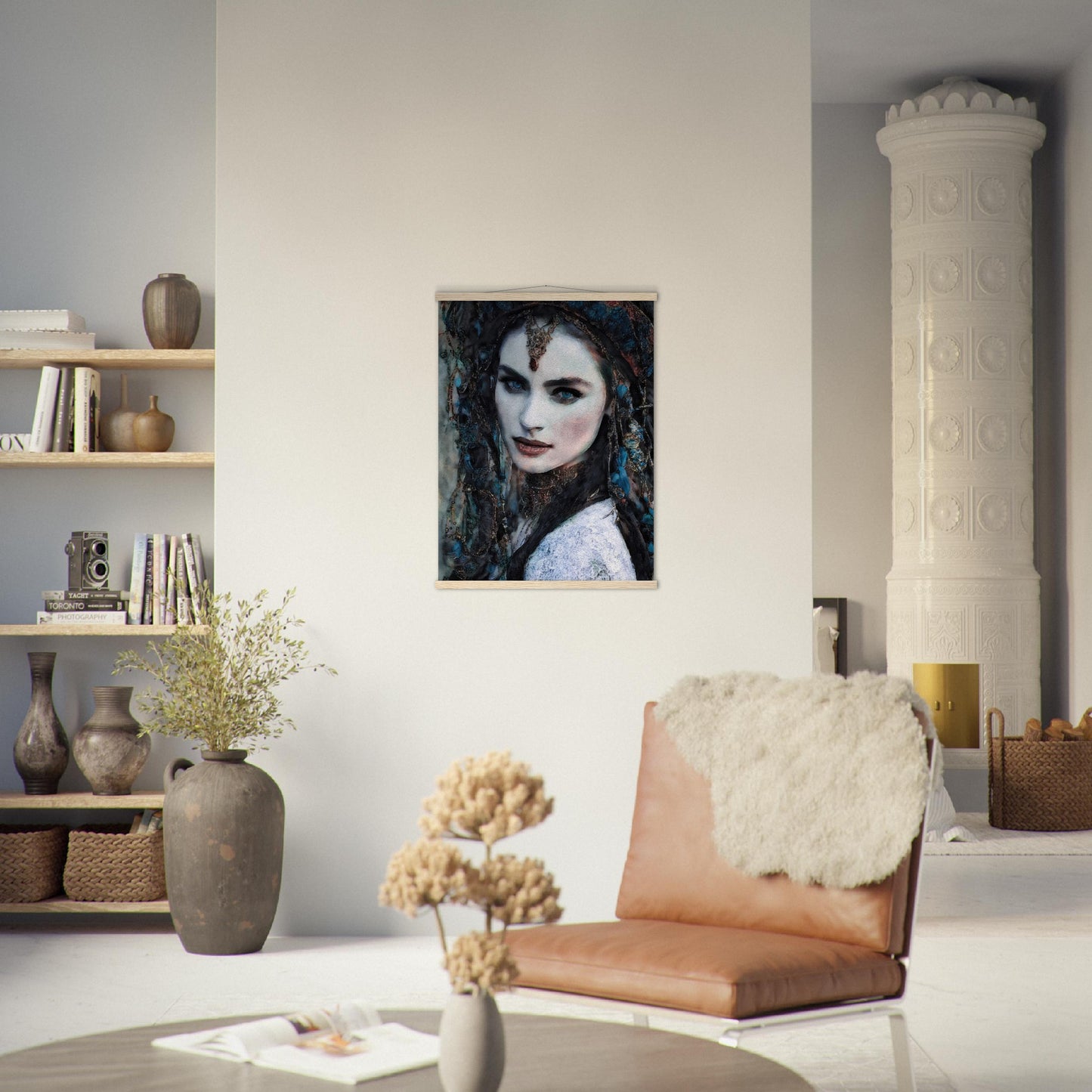 Melek, Museum-Quality Matte Paper Poster with Hanger