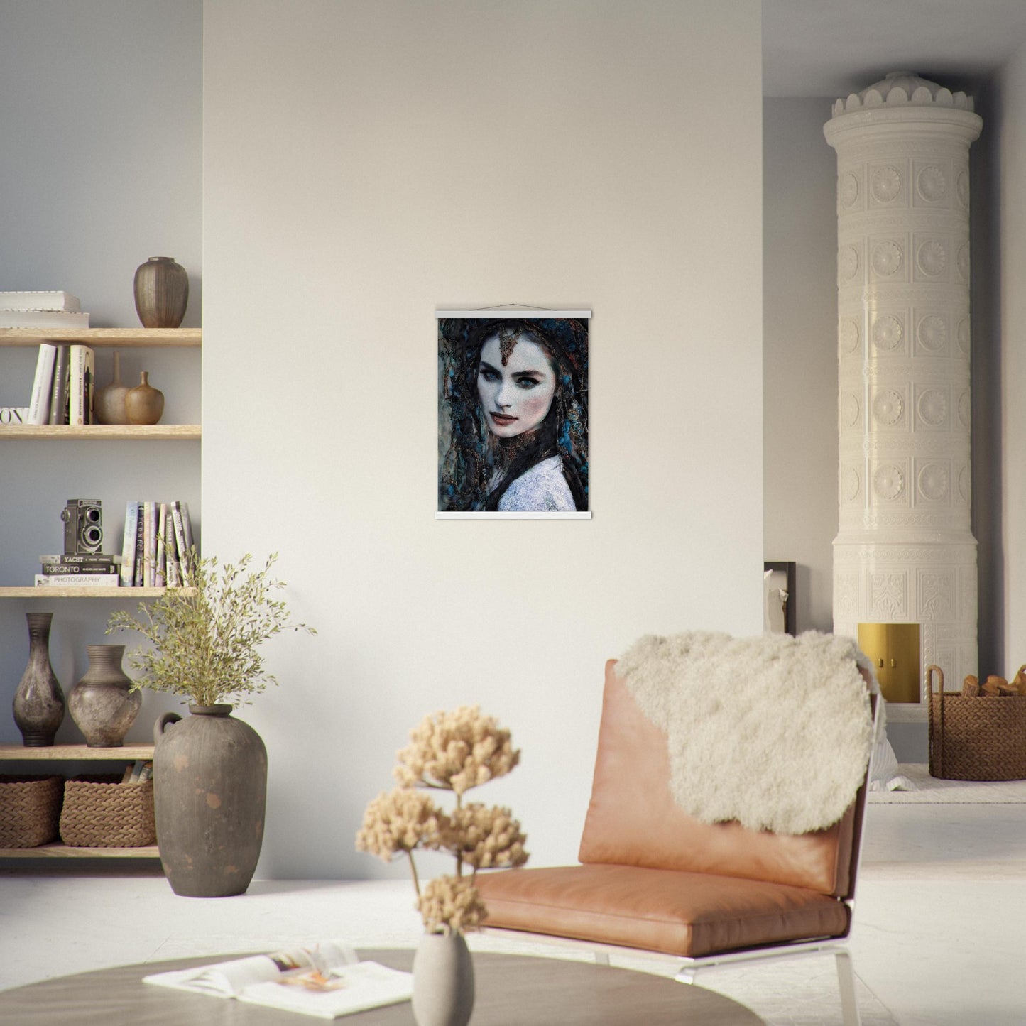 Melek, Museum-Quality Matte Paper Poster with Hanger