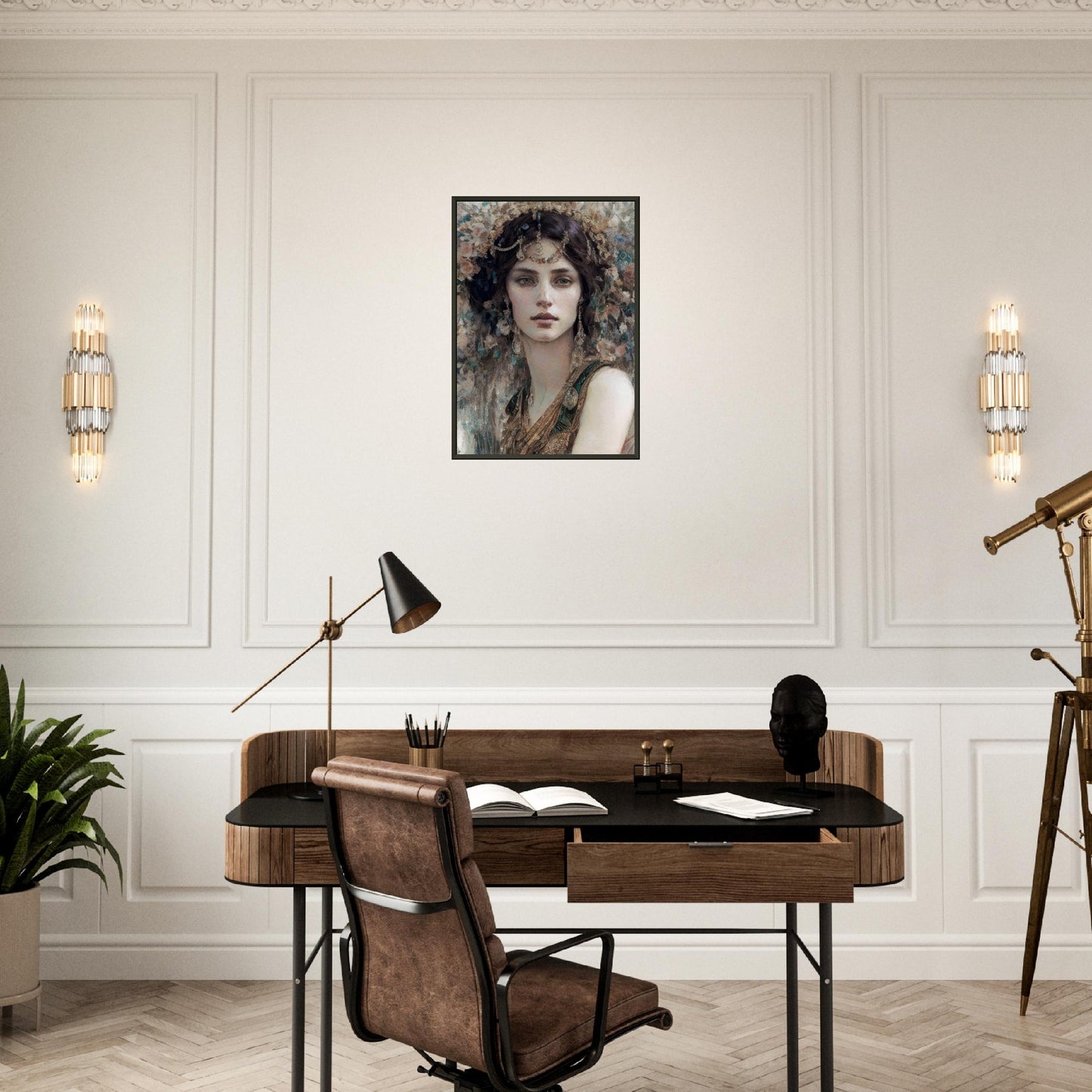 Anais, Museum-Quality Matte Paper Metal Framed Poster