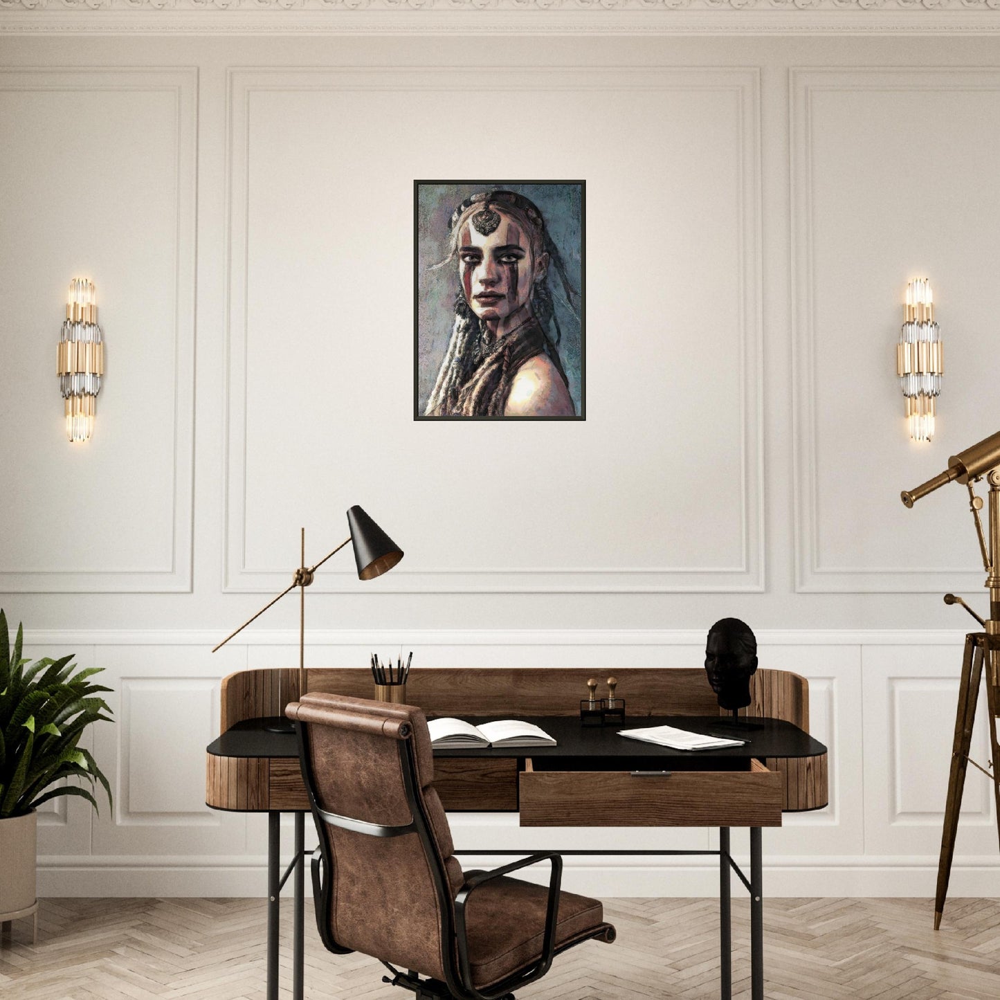 Hedda, Museum-Quality Matte Paper Metal Framed Poster