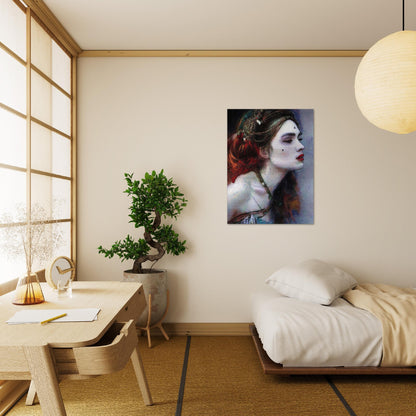 Enora, Brushed Aluminum Print