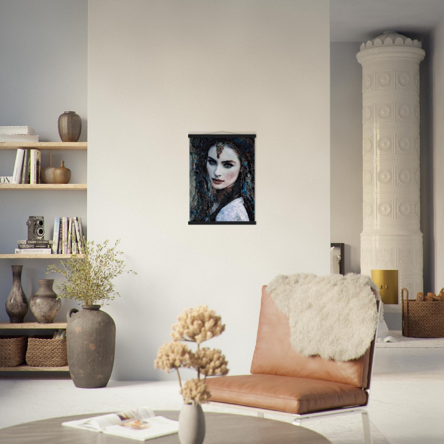 Melek, Museum-Quality Matte Paper Poster with Hanger