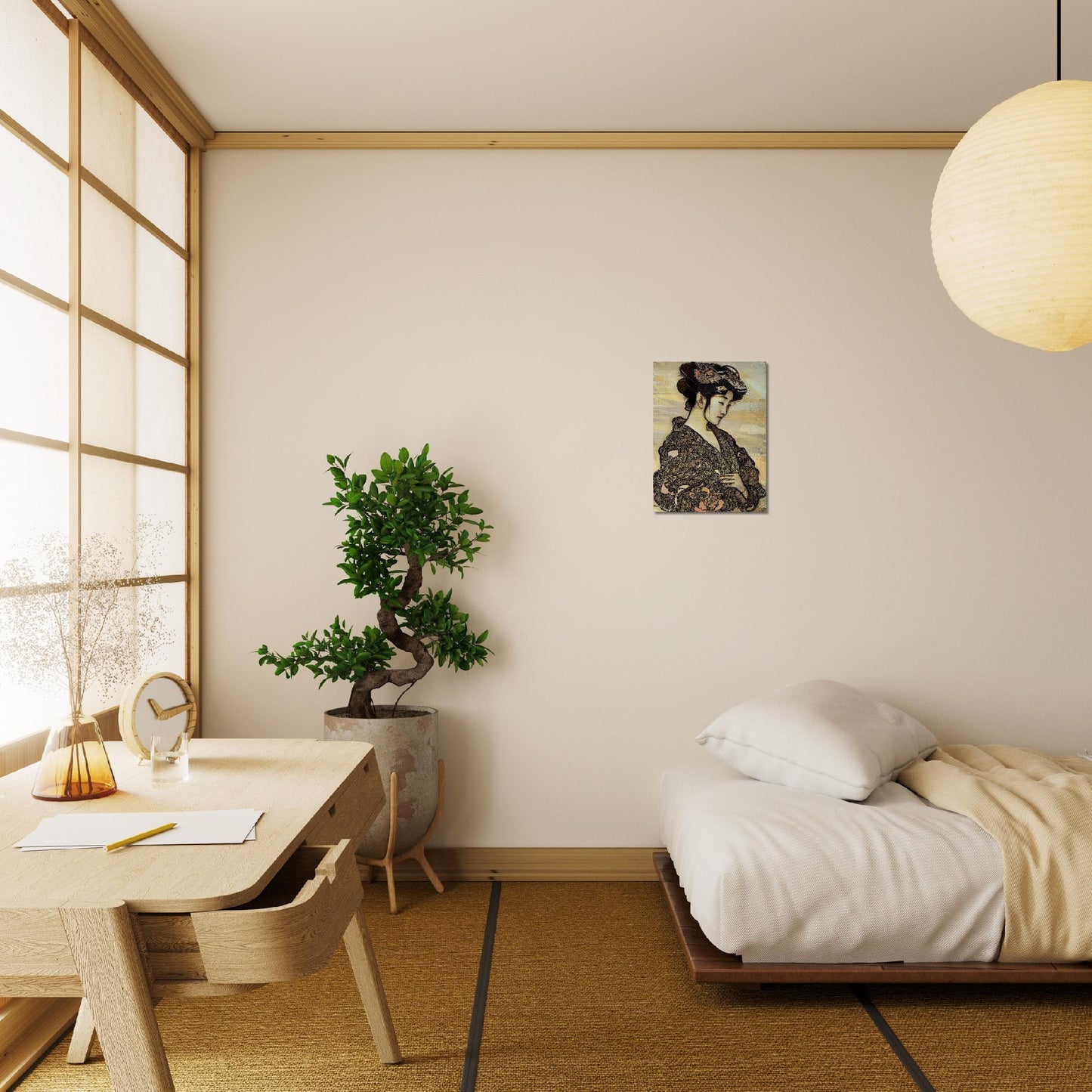 Kazami, Brushed Aluminum Print