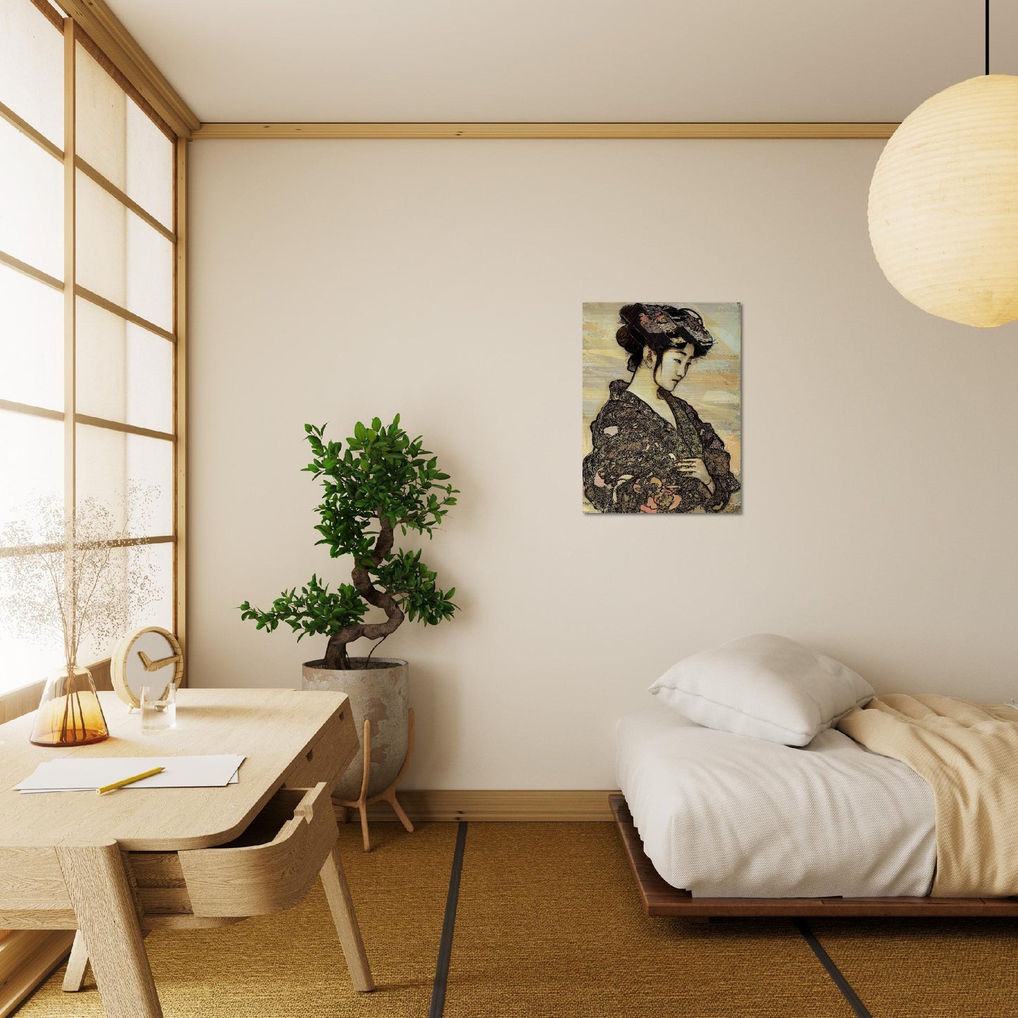 Kazami, Brushed Aluminum Print