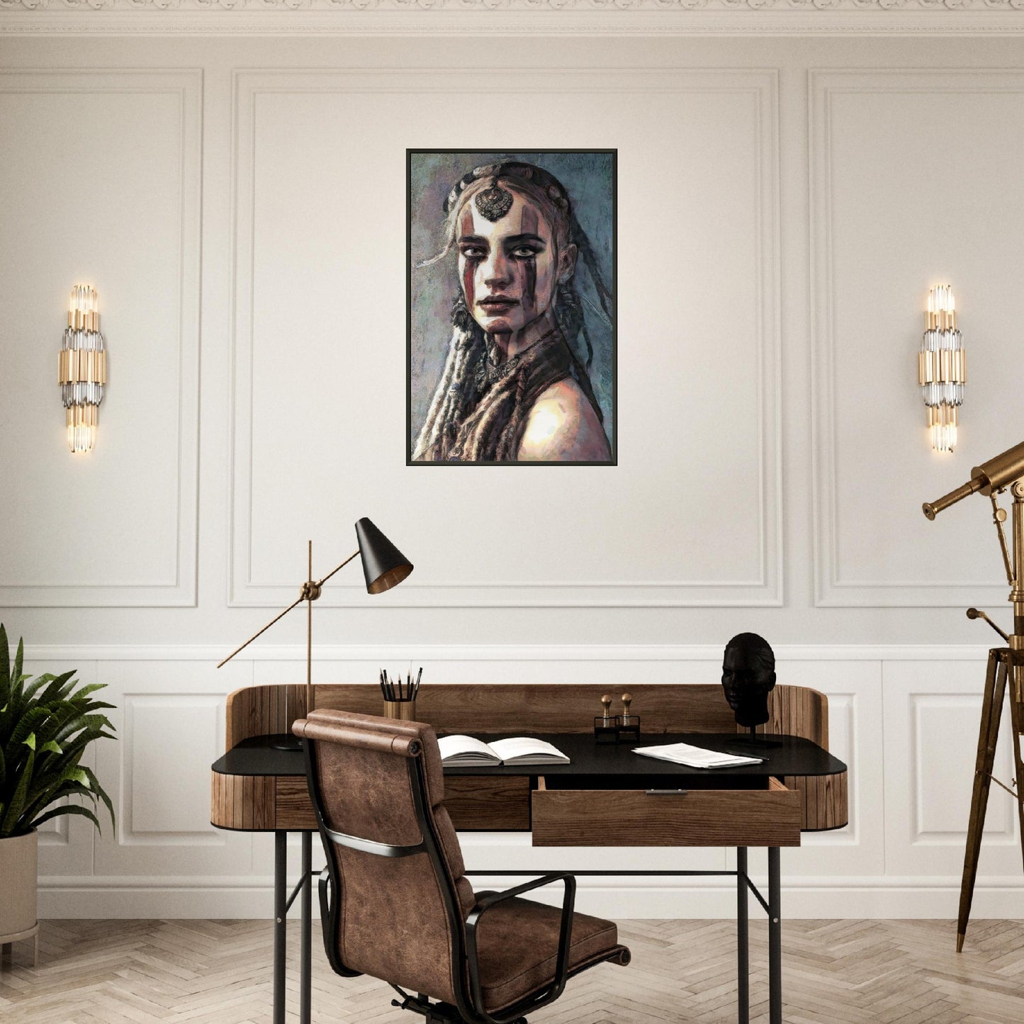 Hedda, Museum-Quality Matte Paper Metal Framed Poster