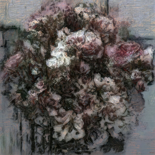 Flowers study 10, Canvas