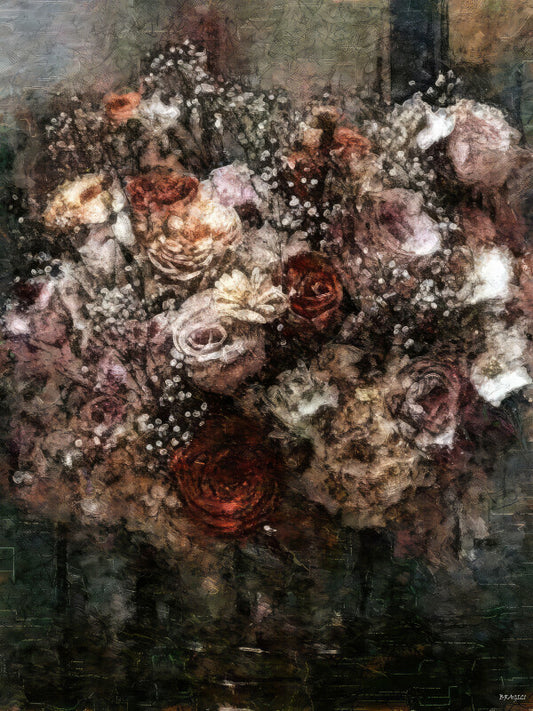 Flowers study 26, Acrylic Glass 100 x 75 cm