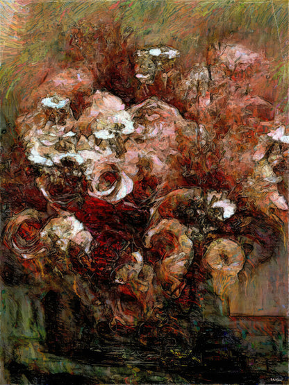 Flowers study 29, Canvas