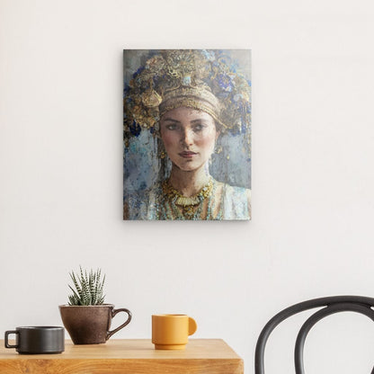 Abigail, Acrylic Glass on Metal