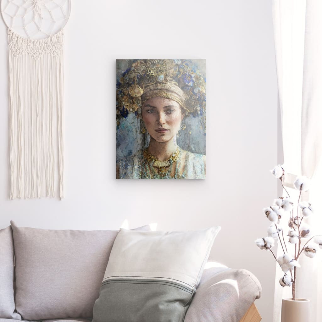 Abigail, Acrylic Glass on Metal