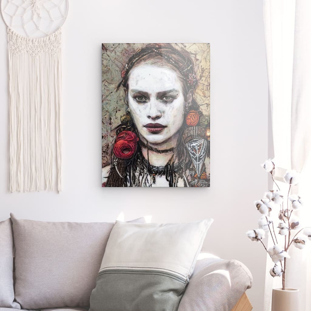 Freja, Acrylic Glass on Metal