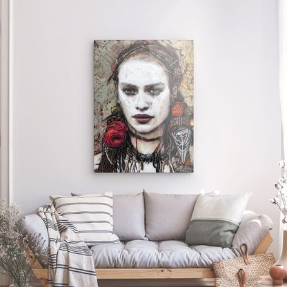 Freja, Acrylic Glass on Metal