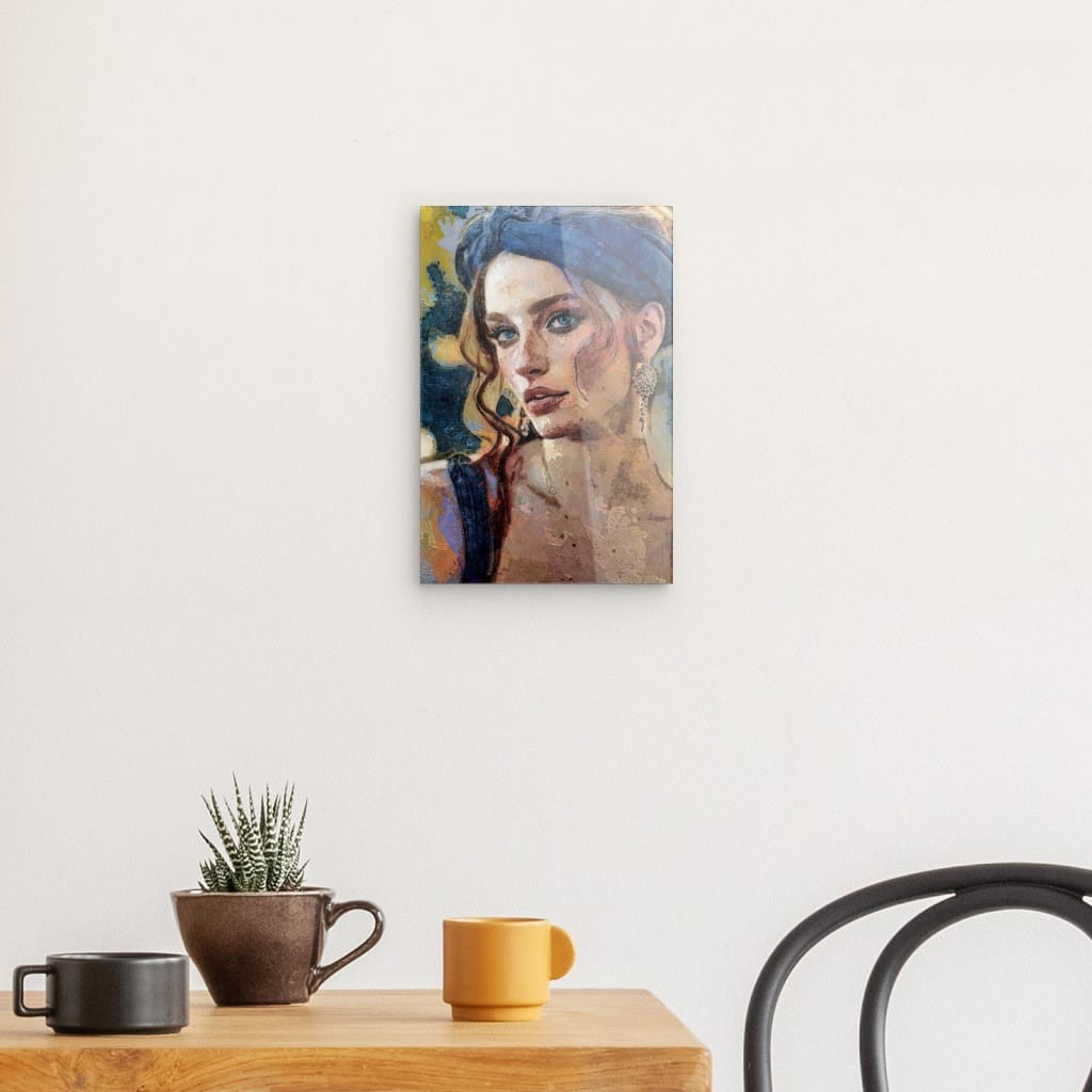 Kylie, Acrylic Glass on Metal