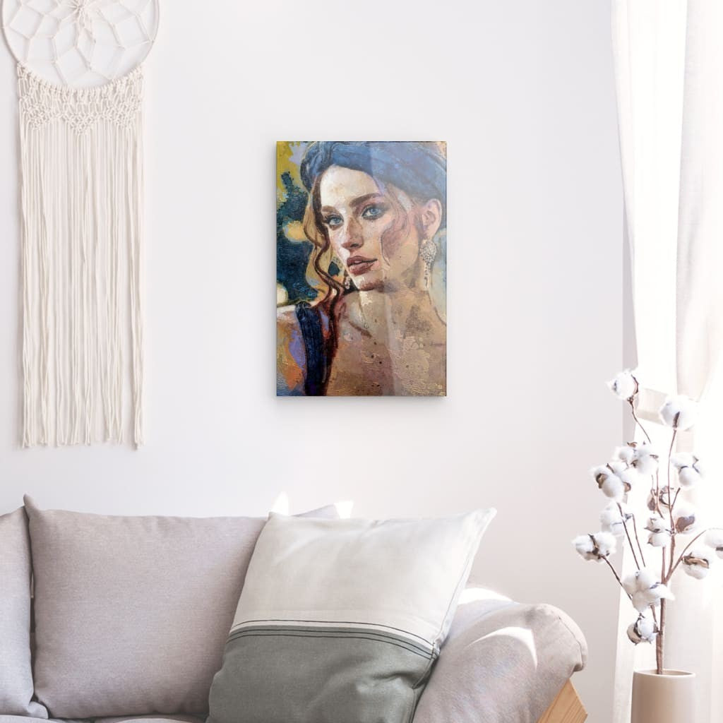 Kylie, Acrylic Glass on Metal