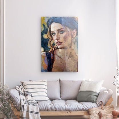 Kylie, Acrylic Glass on Metal