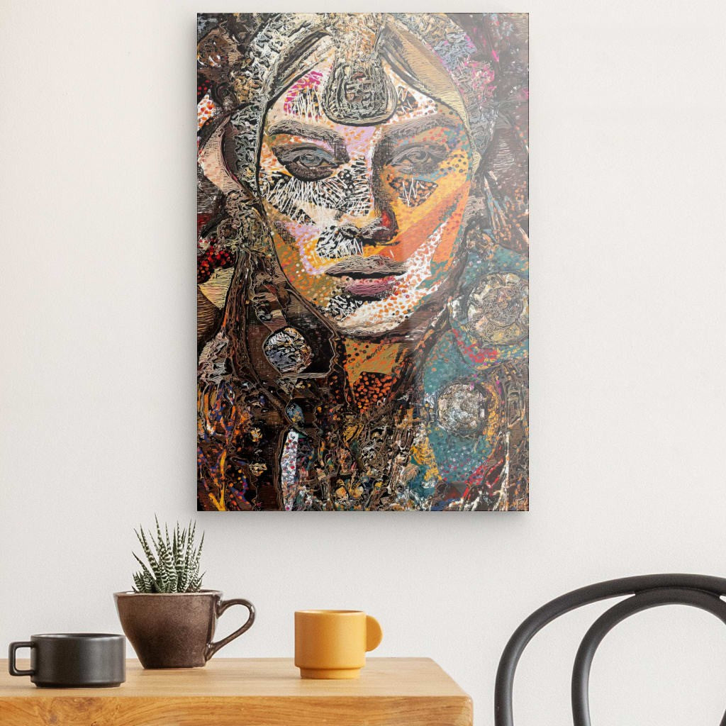 Kushim, Acrylic Glass on Metal