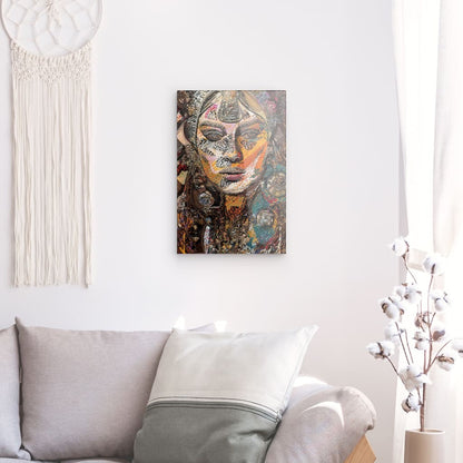 Kushim, Acrylic Glass on Metal