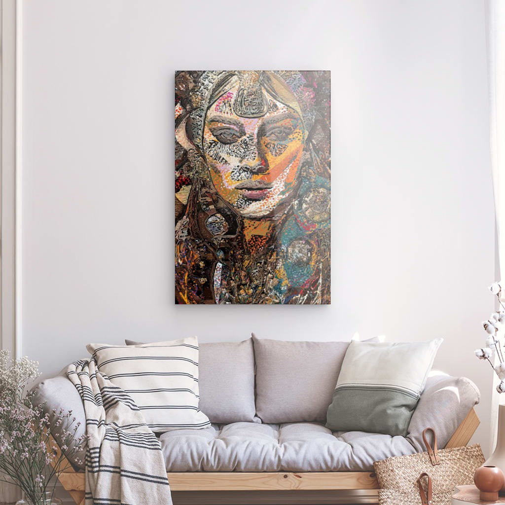 Kushim, Acrylic Glass on Metal