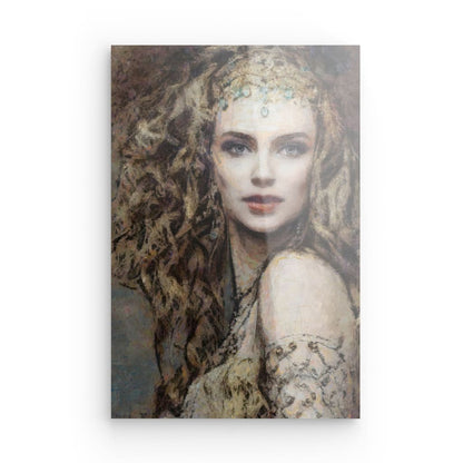 Tatiana, Acrylic Glass on Metal