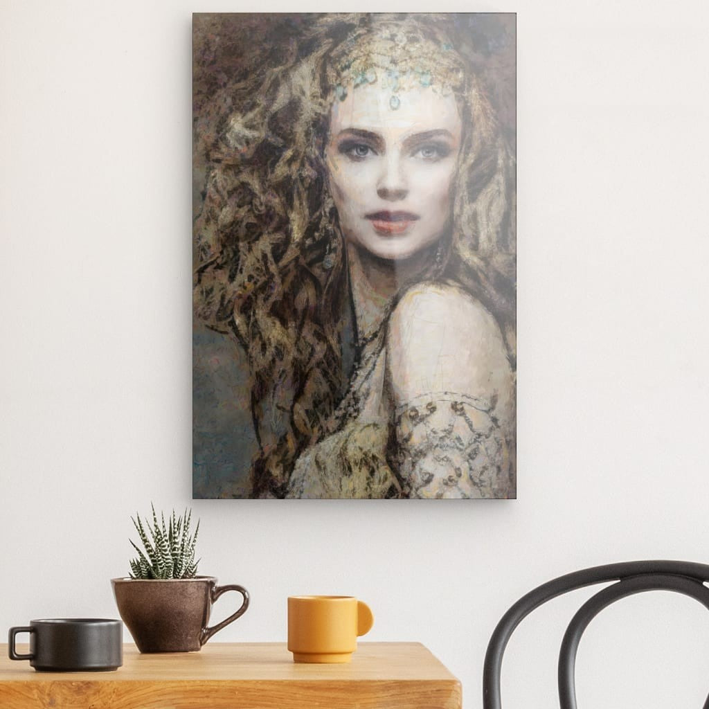 Tatiana, Acrylic Glass on Metal