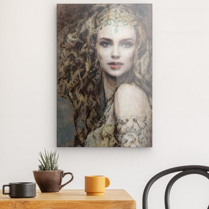 Tatiana, Acrylic Glass on Metal