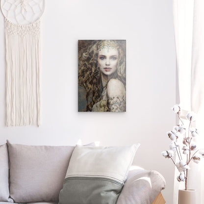 Tatiana, Acrylic Glass on Metal