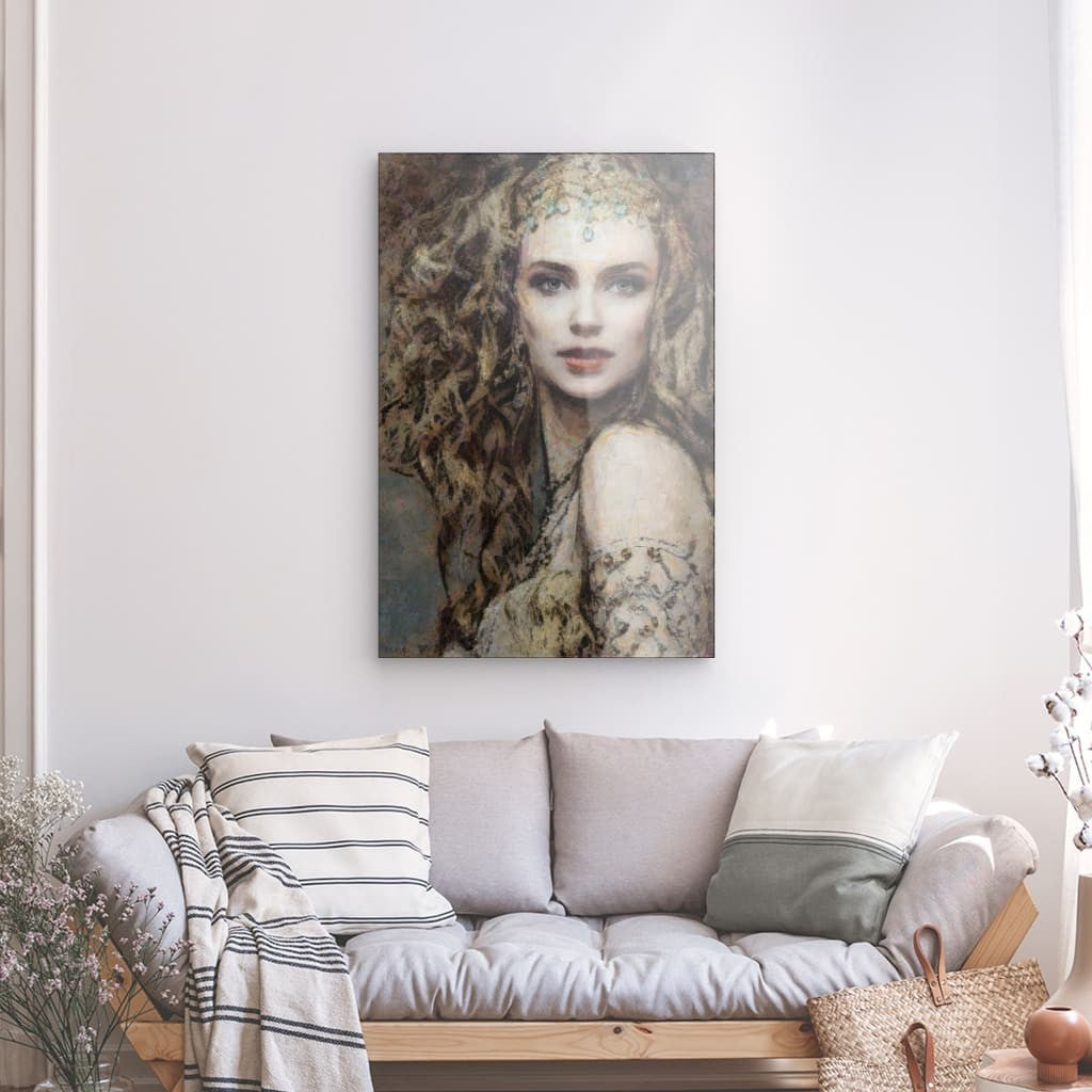 Tatiana, Acrylic Glass on Metal