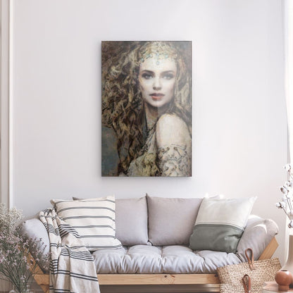 Tatiana, Acrylic Glass on Metal