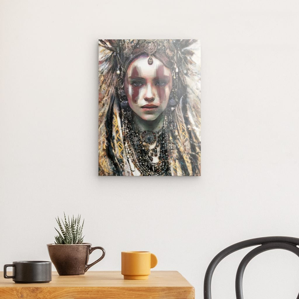 Etana, Acrylic Glass on Metal