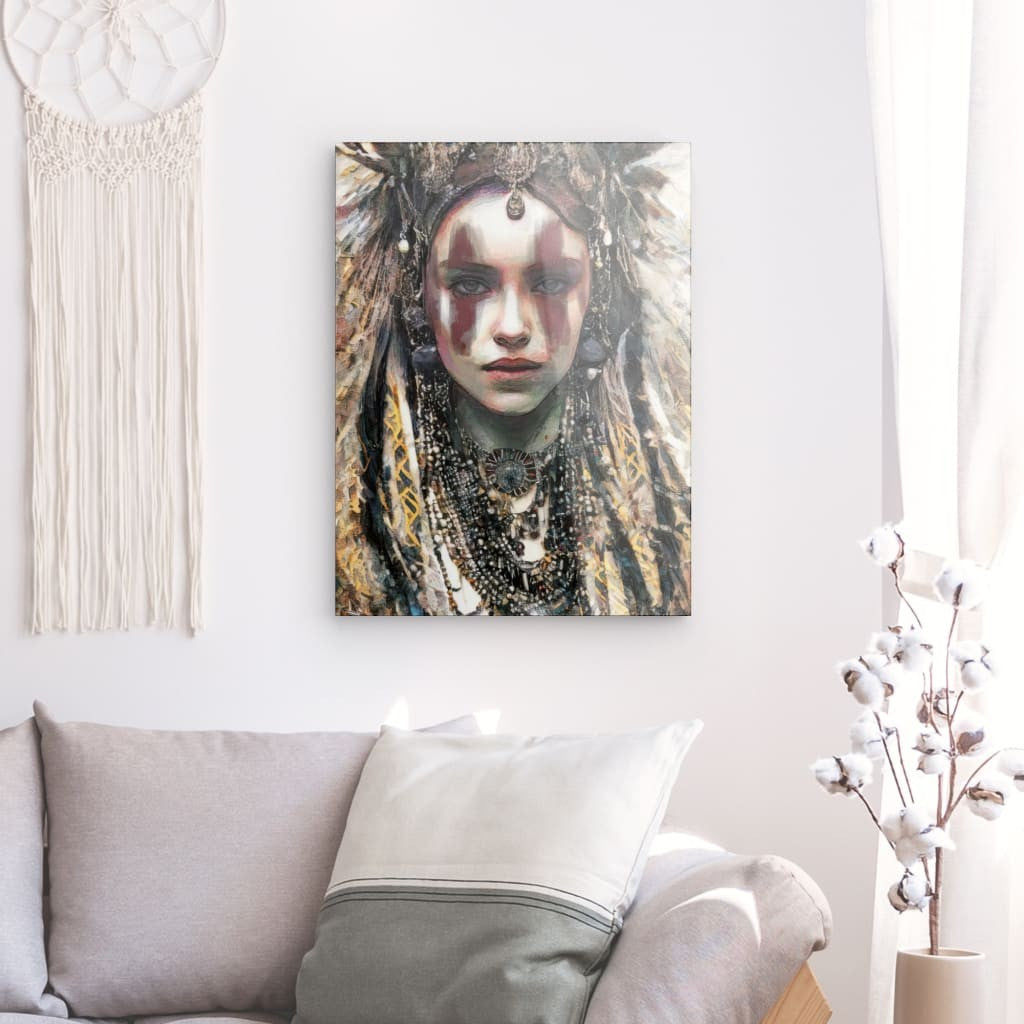 Etana, Acrylic Glass on Metal